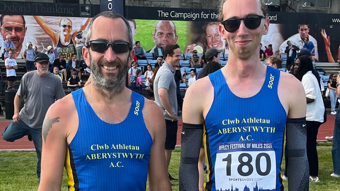 Edd Land and Janos Vranek follow in Roger Bannister's footsteps